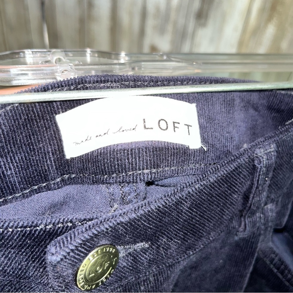 Loft Black Curvy Skinny Corduroy - Picture 7 of 8